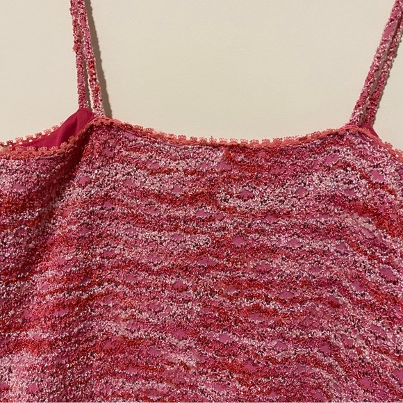 Ms. J Vintage Pink and White Knit Bodycon Style Dress Large - Picture 10 of 11